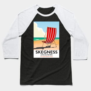 Skegness Lincolnshire beach poster Baseball T-Shirt